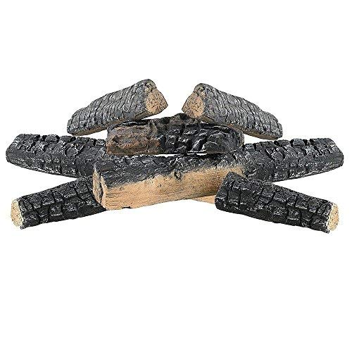 Youlian PR 8 Small Pieces Ceramic Fiber Logs Propane Gel Ethanol or Gas Fireplace Logs All Types of Indoor Gas Inserts Ventless Vent Free Electric or Outdoor Fireplaces Fire Pits