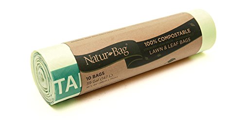 Natur-bag 39-gallon Compostable Lawnamp Leaf Bags 10 Count